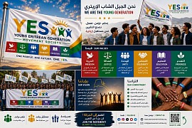 # YES – Mission Statement and Vision (Print Version)     **Printed Version / Chapter Structure**  This document is **a written version** of the YES concept: first the history and vision, then the charter as an “Appendix.”    ## Chapter 1 – Why YES?  Many young Eritreans in the diaspora carry within them a mix of **hope, pain, responsibility, and a desire for unity**. YES emerged from the need not only to talk about problems, but **to build structures** that promote education, cohesion, and democratic values.  ## Chapter 2 – Name, Identity, and Headquarters  YES stands for **Young Eritrean Generation Movement Society**. The movement considers itself **politically independent,** democratically oriented, and committed to the public good.  - **Name:** YES – Young Eritrean Generation Movement Society - **Headquarters/Location:** Diaspora (subject to change depending on country/city)  ## Chapter 3 – Vision, Mission, and Motto  ### Vision  A united, strong, and committed Eritrean diaspora that promotes freedom, justice, and opportunities for all.  ### Mission  YES connects Eritrean youth around the world, amplifies their voices, and creates opportunities for education, collaboration, and positive community development.  ### Motto  - **